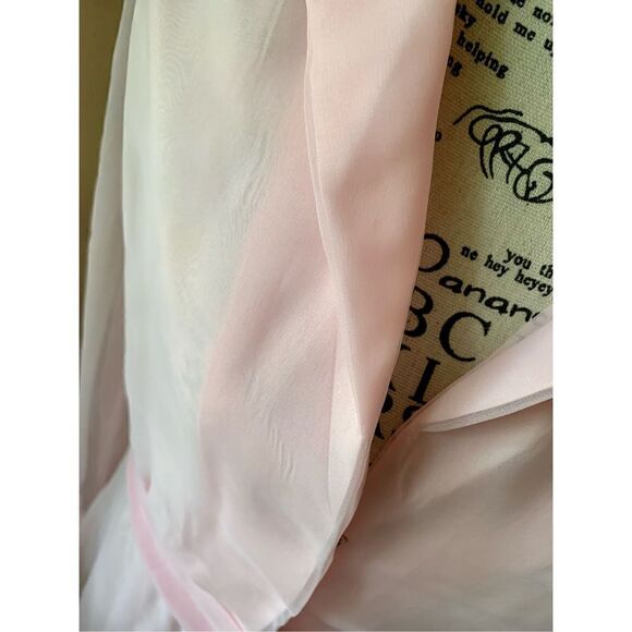 Vintage Pink Homemade Chiffon Maxi Dress - Picture 2 of 15